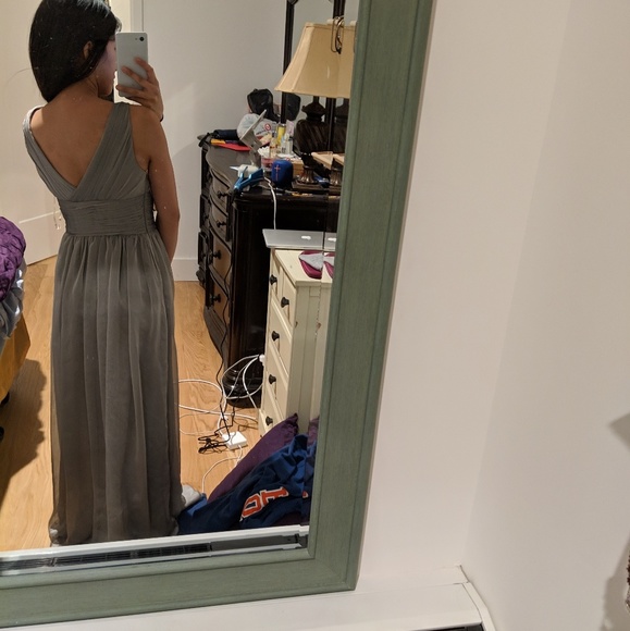 Grey Bridesmaid Dress - Picture 6 of 6